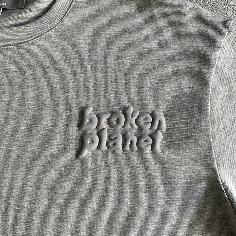Broken Planet Basic Floralgray Short Sleeves - image 2